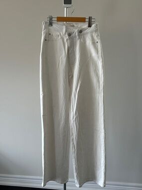 NWOT Warp + Weft NCE Criss Cross Wide Leg Jeans